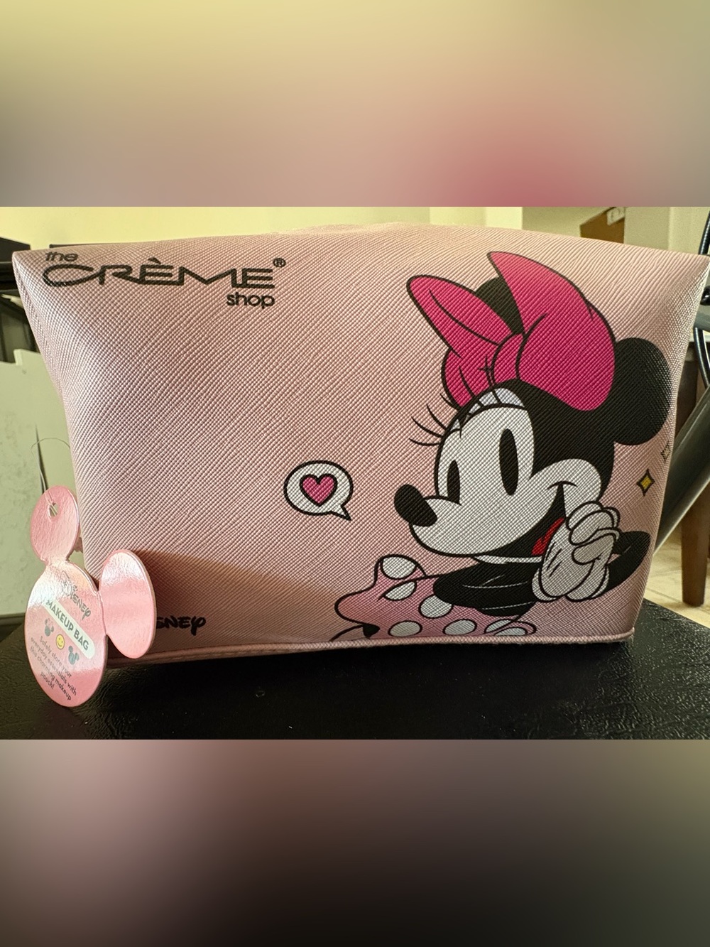 Disney Pink Makeup Bag with Mickey Tag - Picture 8 of 8